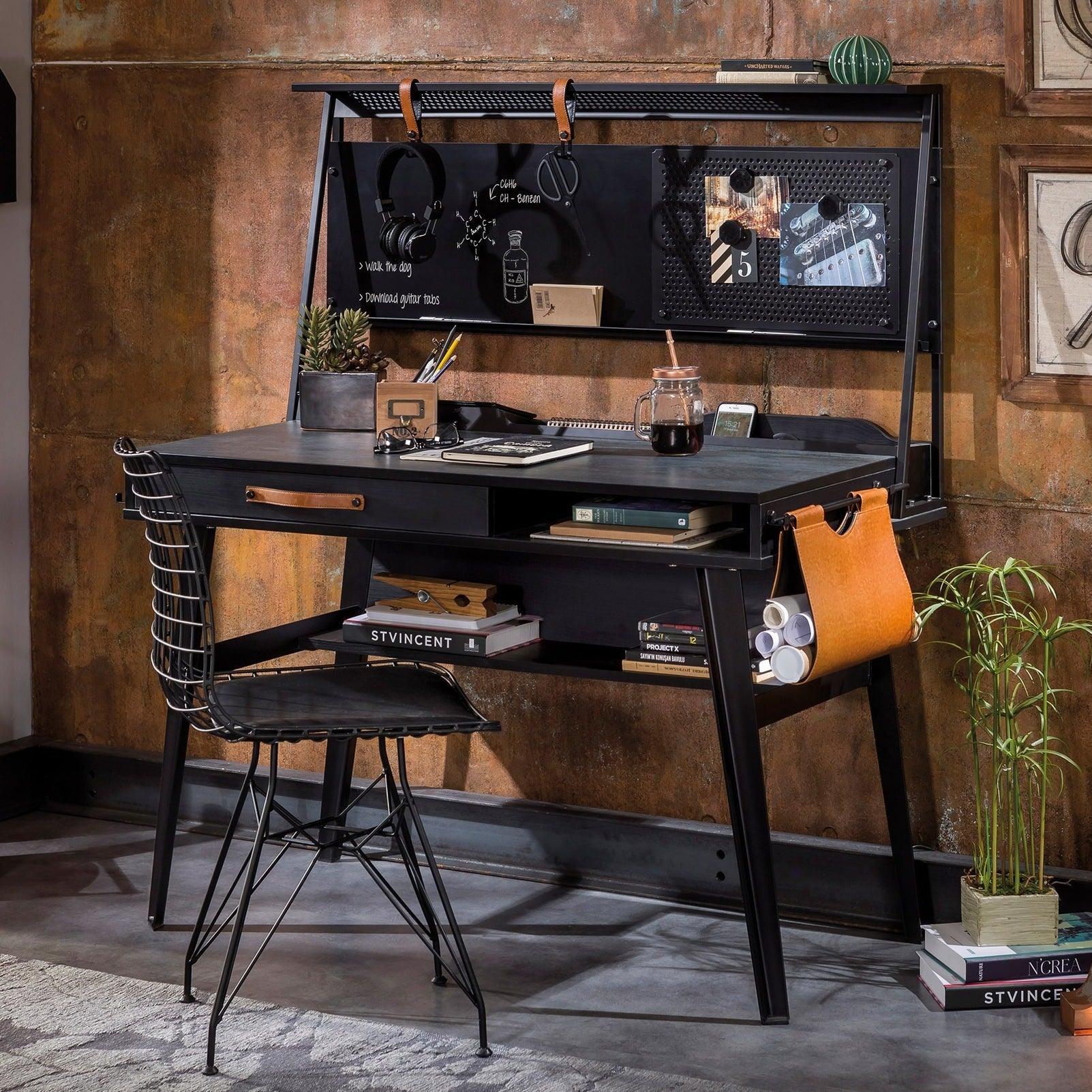 Cilek Dark Metal Small Study Desk Unit Only - Kids Haven Cilek Dark Metal Small Study Desk Unit Only - Kids Haven