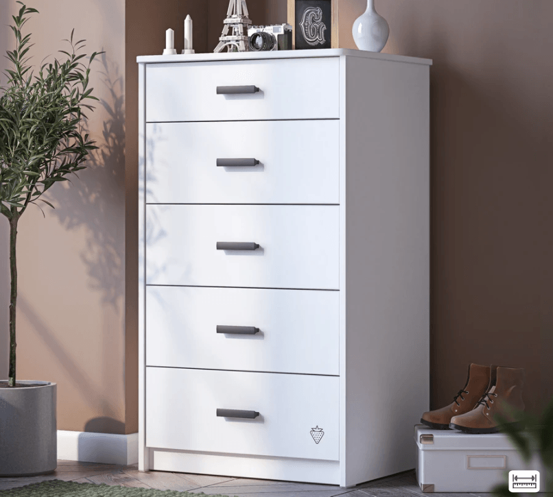 Cilek White Tall Dresser - Kids Haven Cilek White Tall Dresser - Kids Haven
