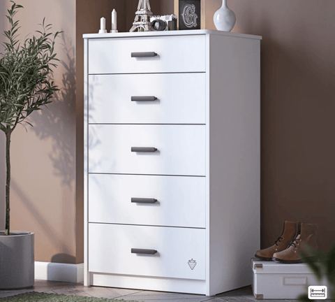 Cilek White Tall Dresser - Kids Haven Cilek White Tall Dresser - Kids Haven