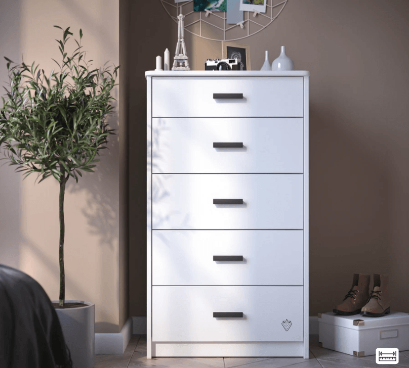 Cilek White Tall Dresser - Kids Haven Cilek White Tall Dresser - Kids Haven
