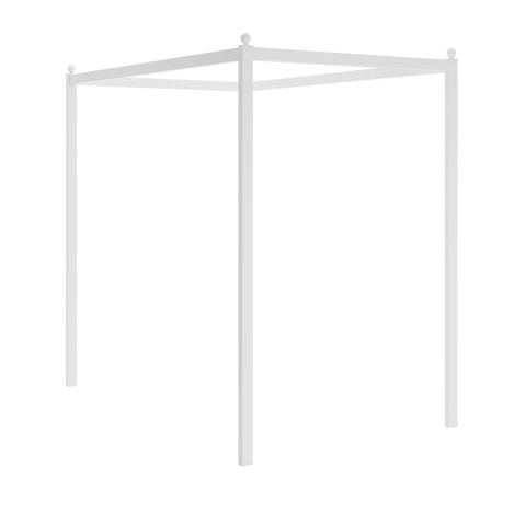 Cilek Rustic White Canopy Poster Poles Only (100x200 or 120x200cm) - Kids Haven