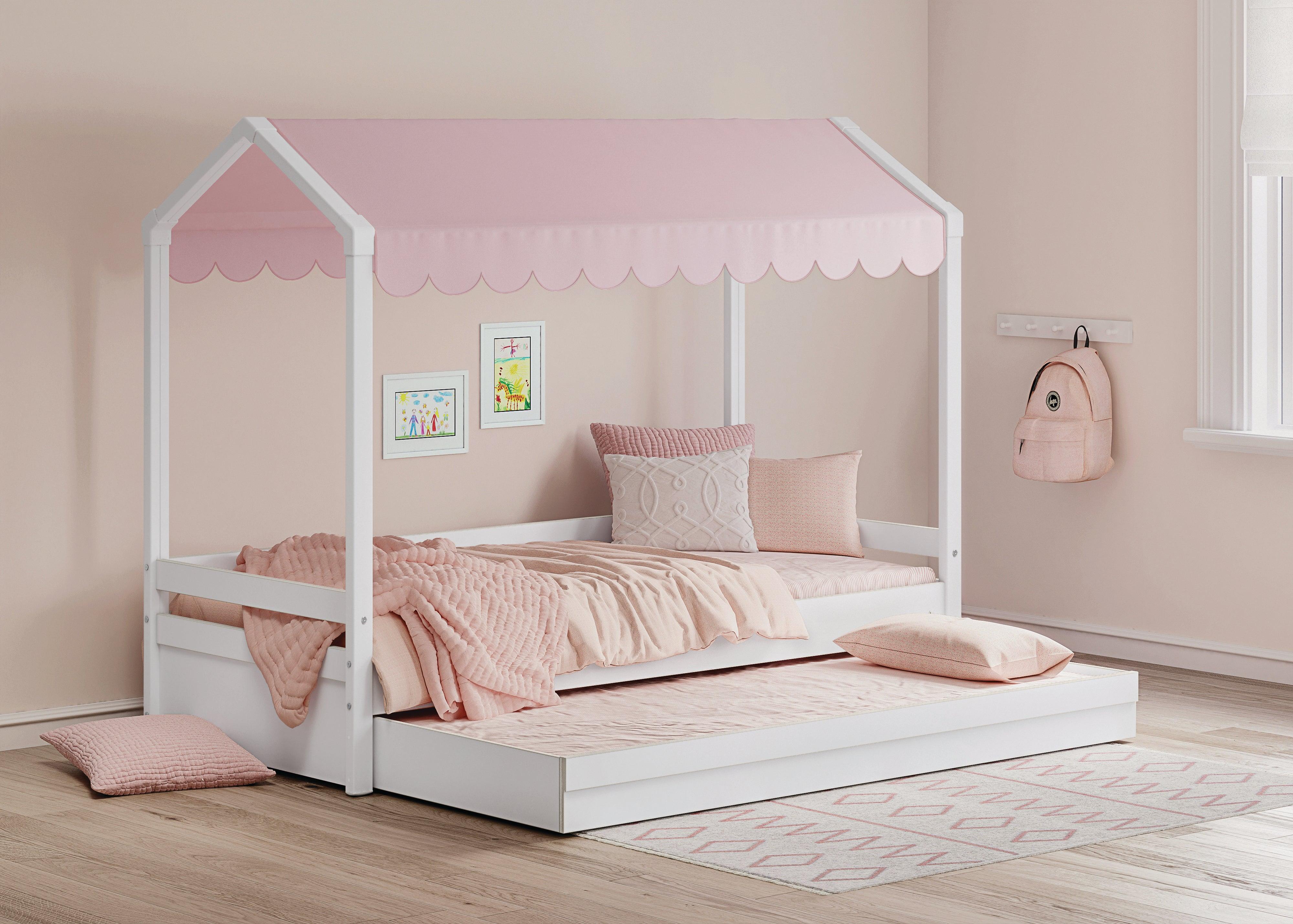 Cilek Montes White Roof Bed (90x200 Cm) - Dual Height - Kids Haven