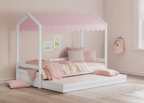 Cilek Montes White Roof Bed (90x200 Cm) - Dual Height - Kids Haven Cilek Montes White Roof Bed (90x200 Cm) - Dual Height - Kids Haven