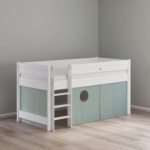 Cilek Montes White Low Loft Bed (90x200 Cm) - Kids Haven