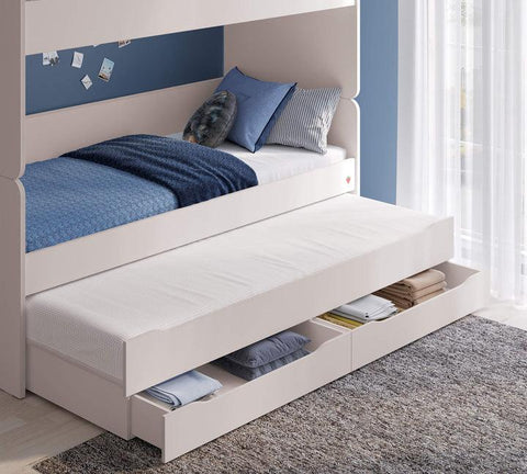 (NEW) Cilek Studio Drawer Pull-Out Bed White - Kids Haven (NEW) Cilek Studio Drawer Pull-Out Bed White - Kids Haven