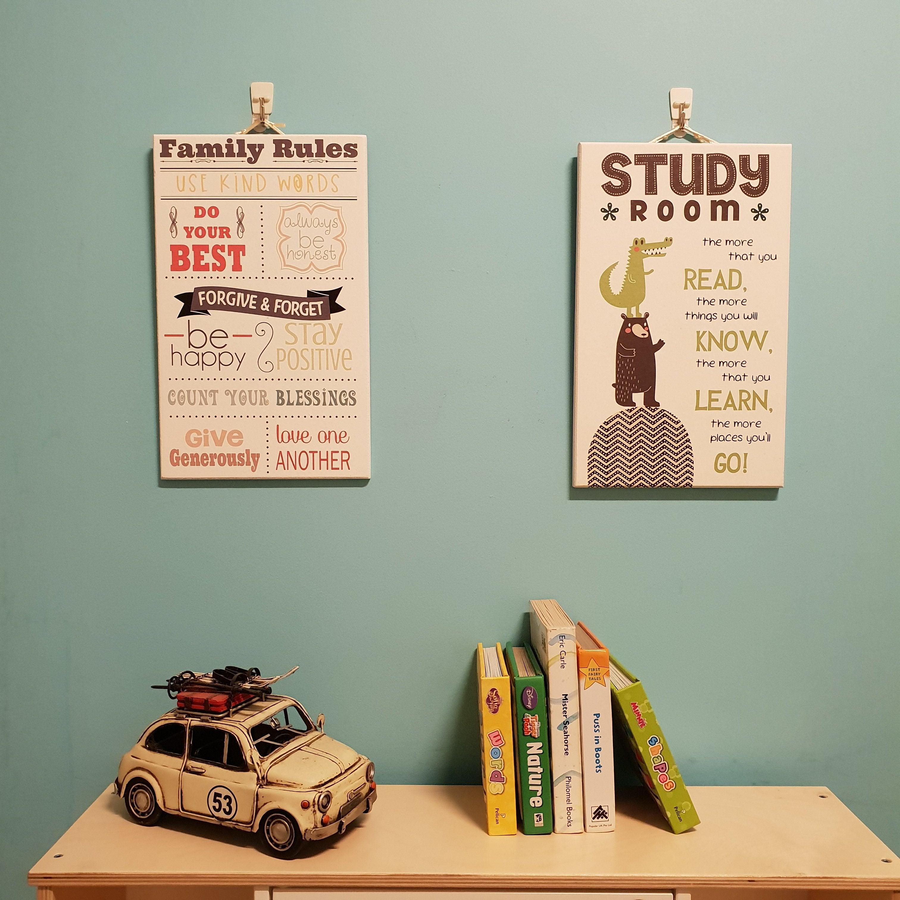 C&F Wooden Me & My House Quote Plaque - Kids Haven C&F Wooden Me & My House Quote Plaque - Kids Haven