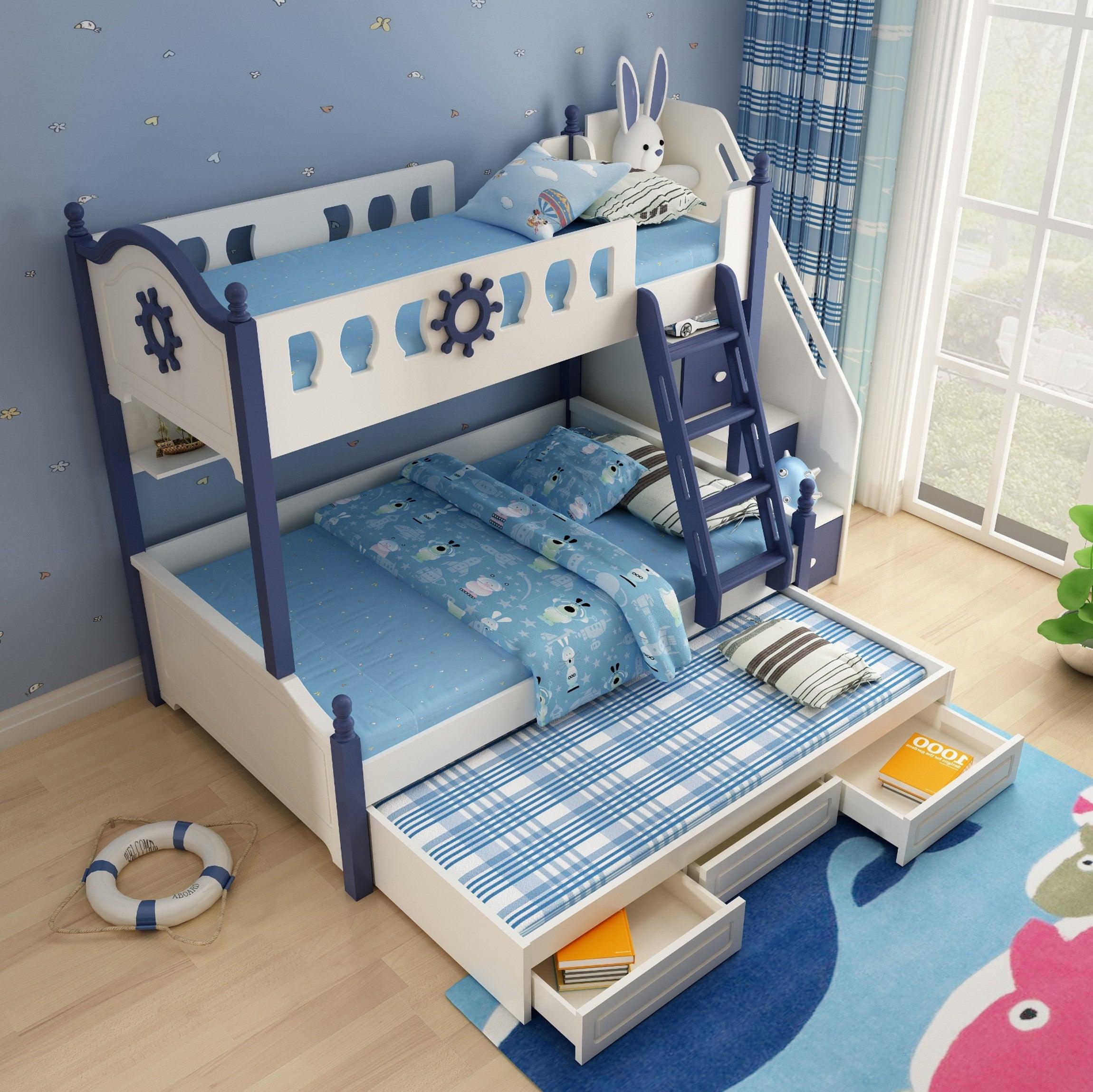 HB Rooms Sailor Bunk Bed (A07#) - Kids Haven HB Rooms Sailor Bunk Bed (A07#) - Kids Haven