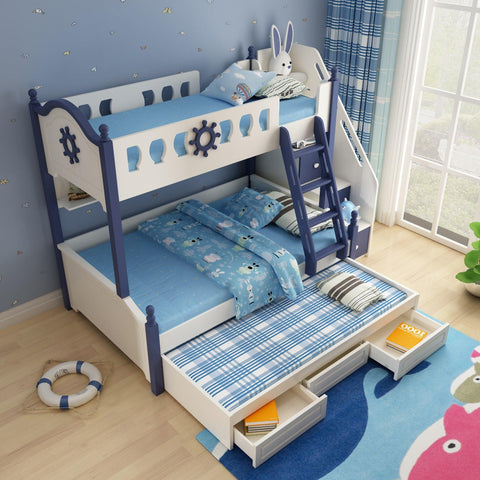 HB Rooms Sailor Bunk Bed (A07#) - Kids Haven HB Rooms Sailor Bunk Bed (A07#) - Kids Haven