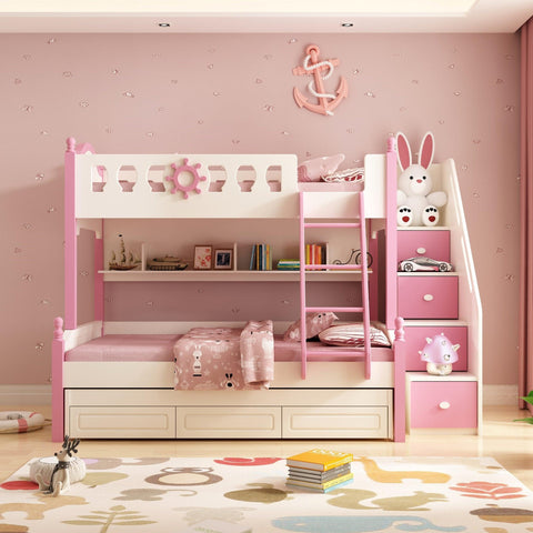 HB Rooms Sailor Bunk Bed (A07#) - Kids Haven HB Rooms Sailor Bunk Bed (A07#) - Kids Haven