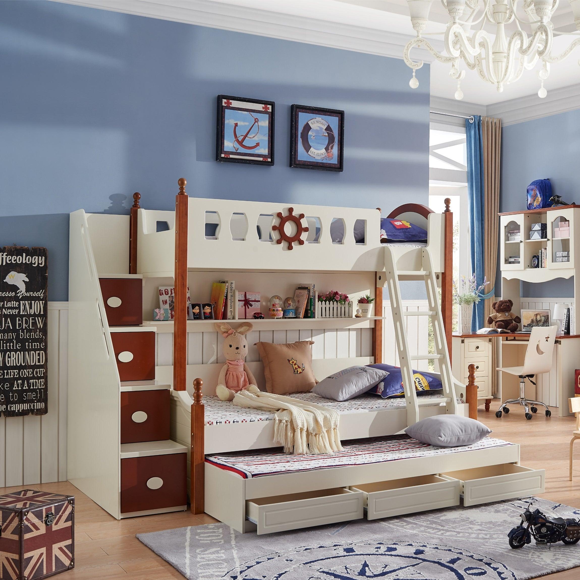 HB Rooms Sailor Bunk Bed (A07#) - Kids Haven HB Rooms Sailor Bunk Bed (A07#) - Kids Haven