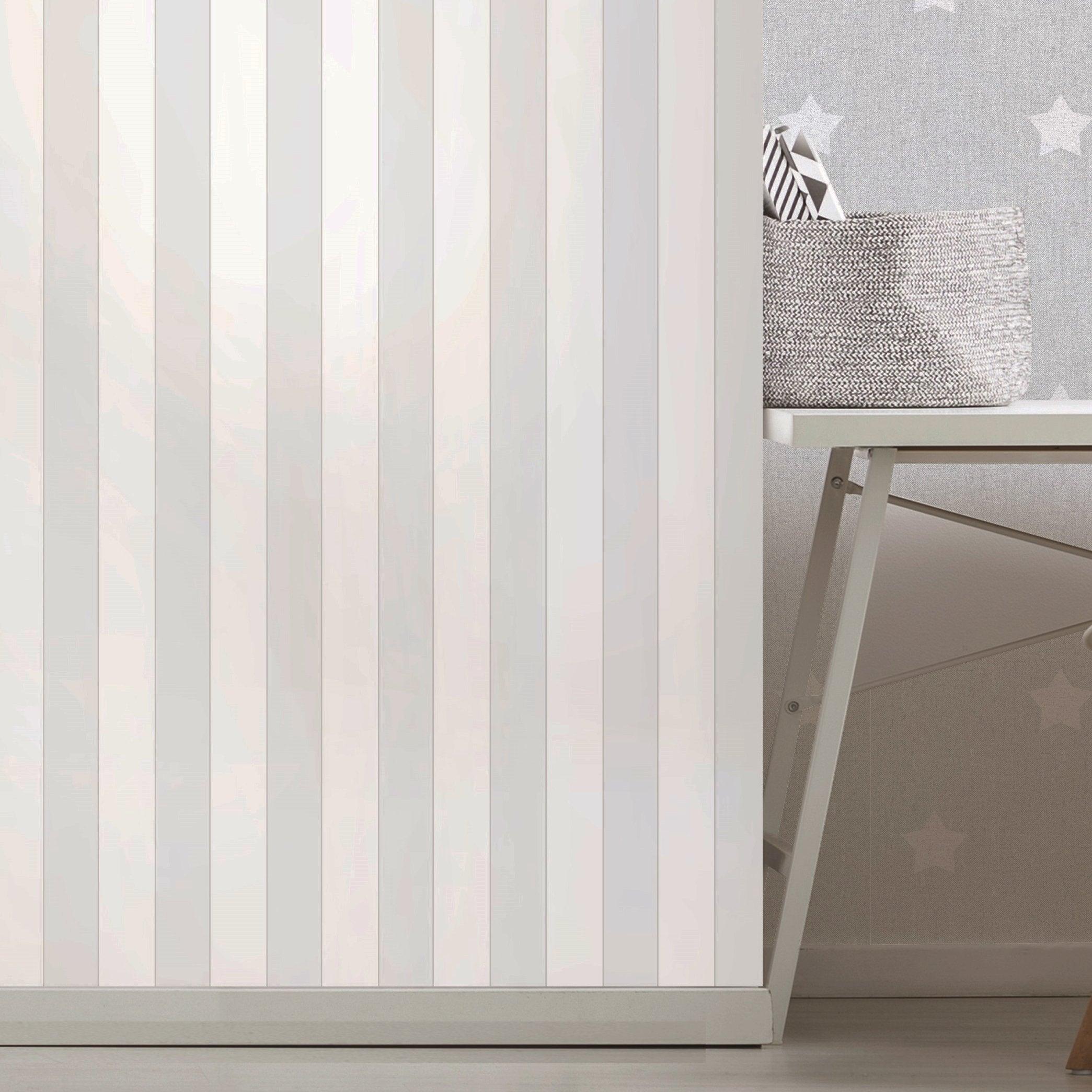 Grey & White Stripes Wallpaper - Kids Haven Grey & White Stripes Wallpaper - Kids Haven