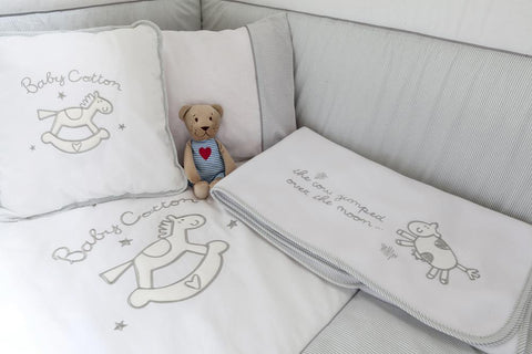 Cilek Baby Cotton Bedding Set (4 sizes) - Kids Haven Cilek Baby Cotton Bedding Set (4 sizes) - Kids Haven