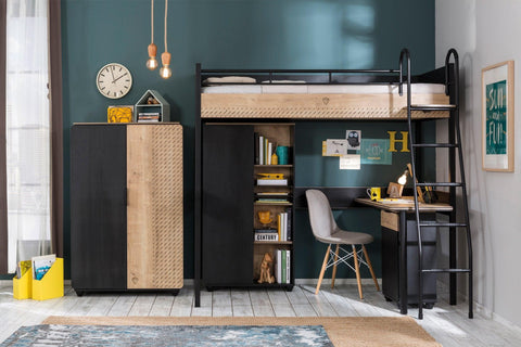 Cilek Black High Nightstand - Kids Haven Cilek Black High Nightstand - Kids Haven