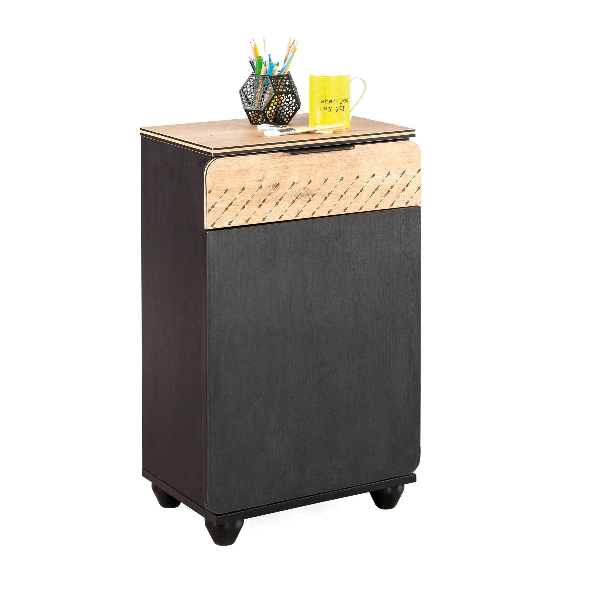 Cilek Black High Nightstand