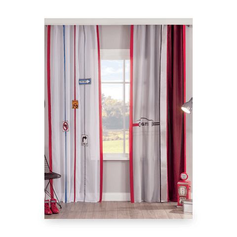 Cilek Biclass Curtain (140X260 Cm) And/Or Biclass Sheers (140X260 Cm)