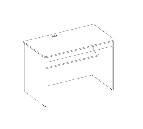 Cilek Black Small Study Desk - Kids Haven Cilek Black Small Study Desk - Kids Haven