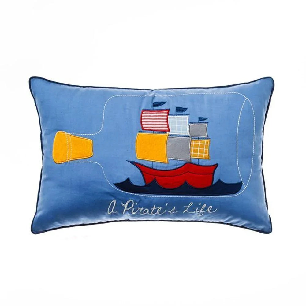 Snuggle Blue Pirate Cushion