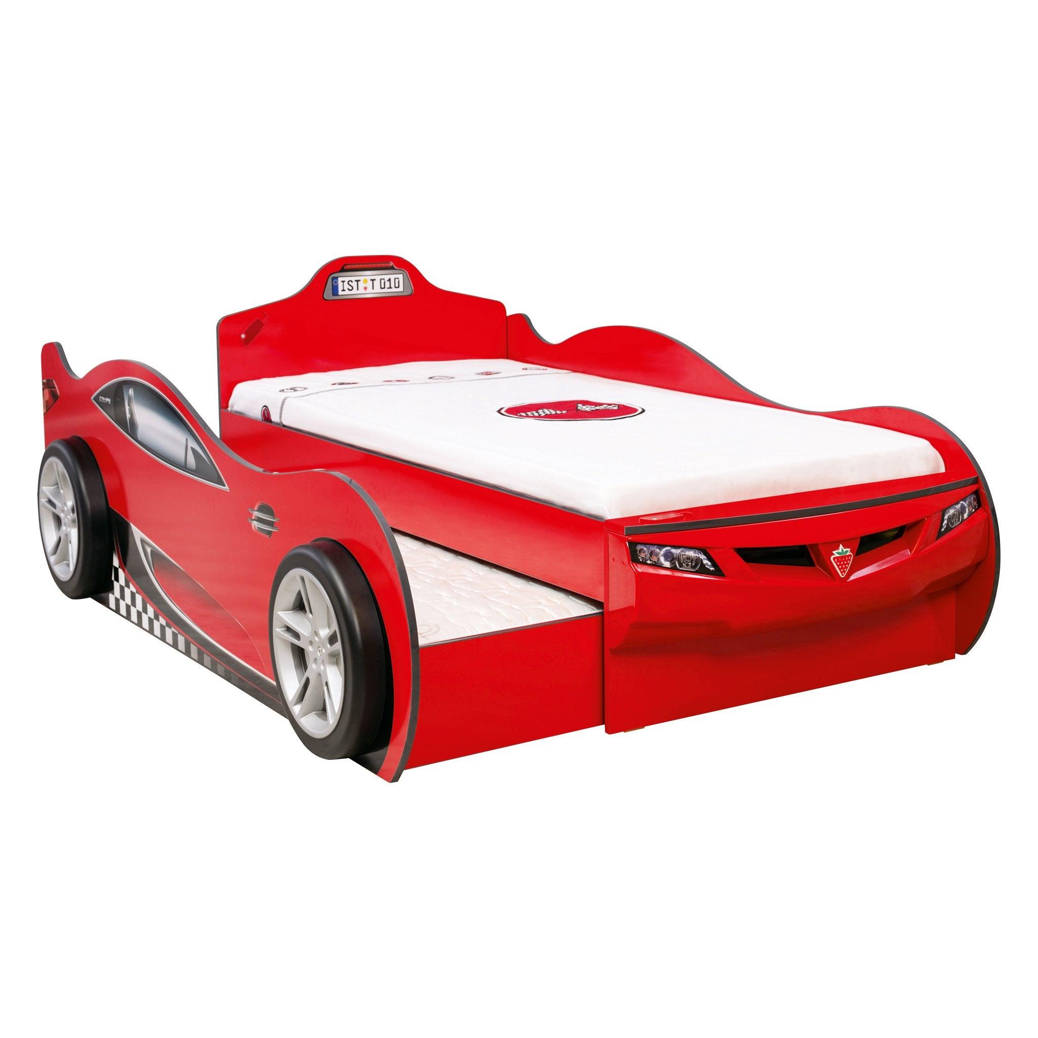 Cilek Coupe Carbed (With Friend Bed) (Red) (90X190 - 90X180 Cm)