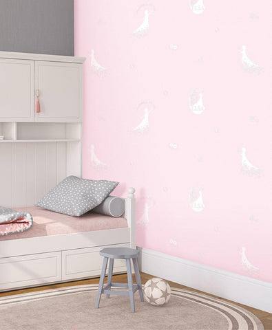 Magical Elsa Pink Wallpaper - Kids Haven