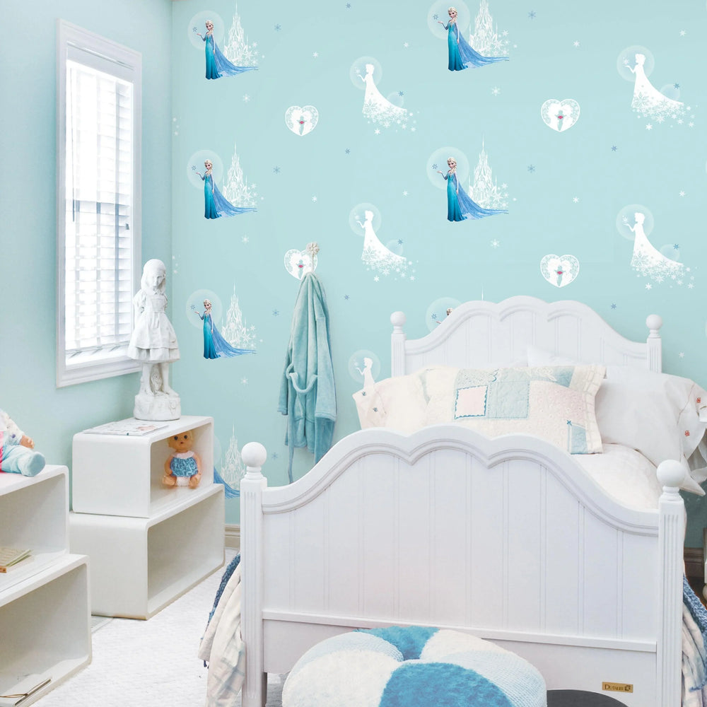 Elsa & the Snow Castle Wallpaper - Kids Haven
