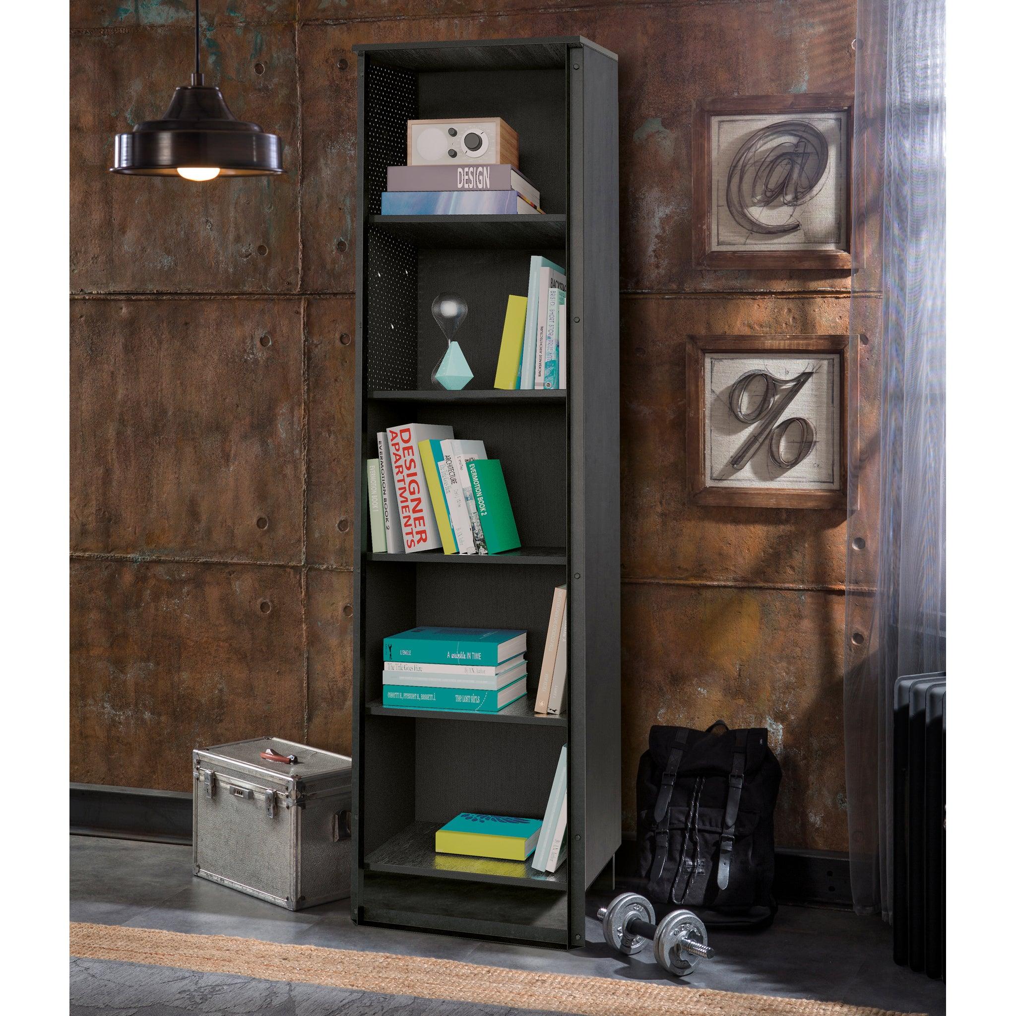 Cilek Dark Metal Bookcase - Kids Haven Cilek Dark Metal Bookcase - Kids Haven