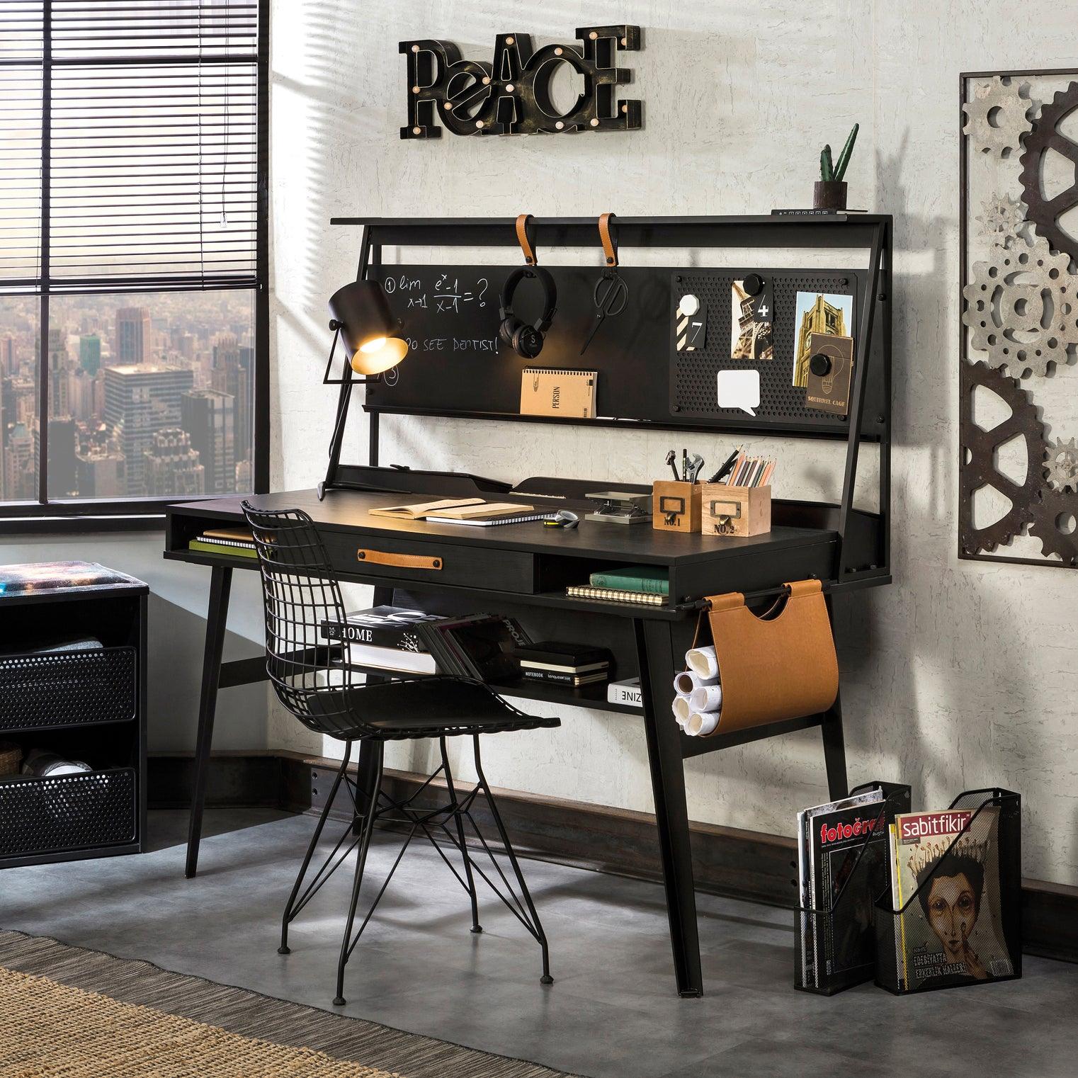 Cilek Dark Metal Study Desk Unit Only - Kids Haven Cilek Dark Metal Study Desk Unit Only - Kids Haven