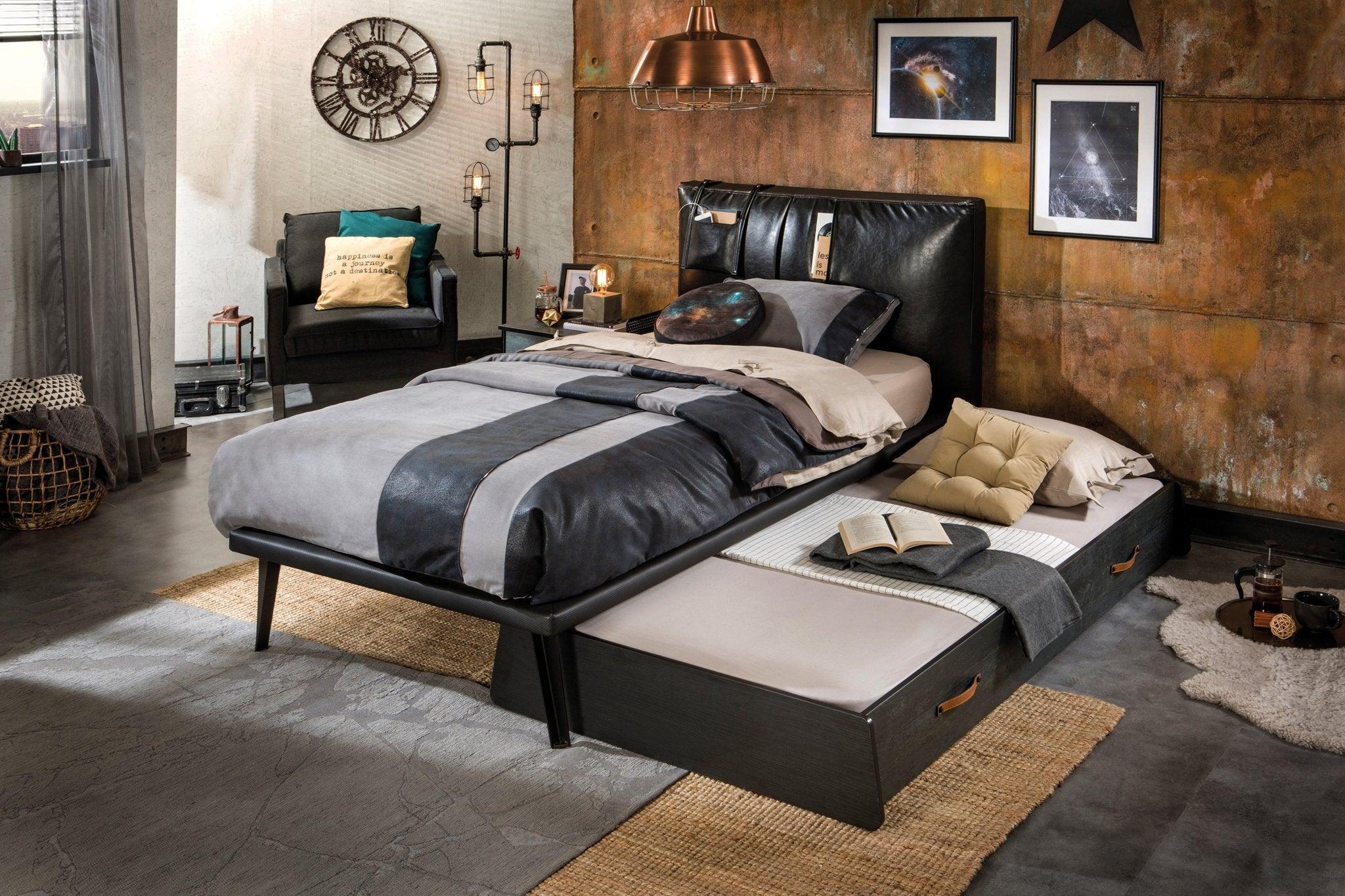 Cilek Dark Metal Bed (100X200 Cm Or 120X200 Cm) - Kids Haven Cilek Dark Metal Bed (100X200 Cm Or 120X200 Cm) - Kids Haven