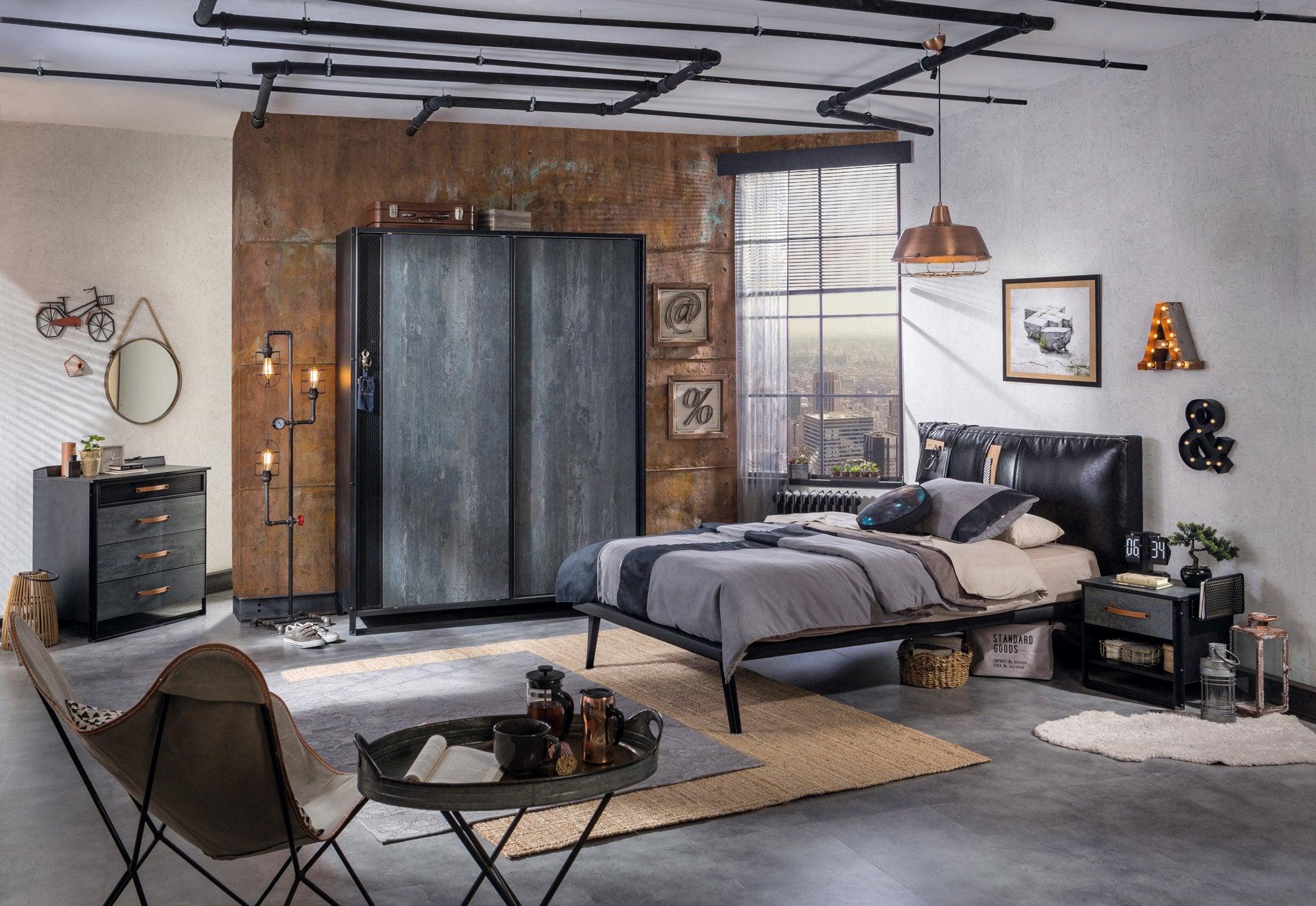 Cilek Dark Metal Bed (100X200 Cm Or 120X200 Cm) - Kids Haven Cilek Dark Metal Bed (100X200 Cm Or 120X200 Cm) - Kids Haven