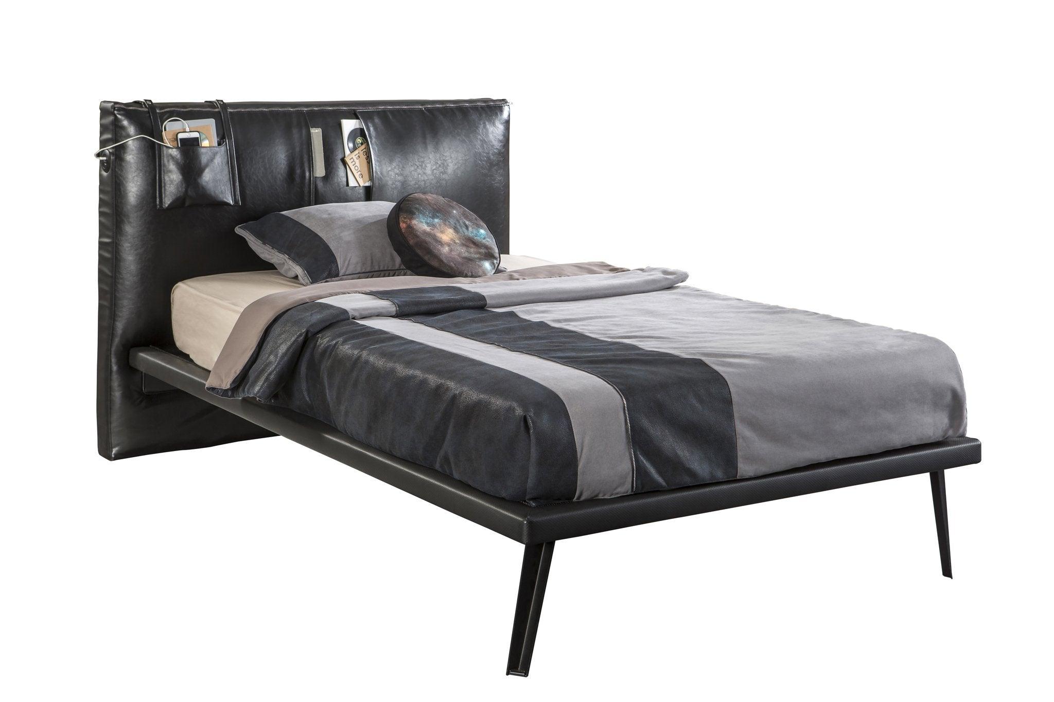 Cilek Dark Metal Bed (100X200 Cm Or 120X200 Cm) - Kids Haven Cilek Dark Metal Bed (100X200 Cm Or 120X200 Cm) - Kids Haven