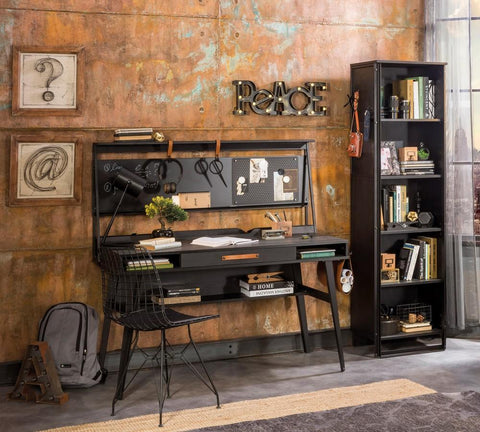Cilek Dark Metal Bookcase - Kids Haven Cilek Dark Metal Bookcase - Kids Haven
