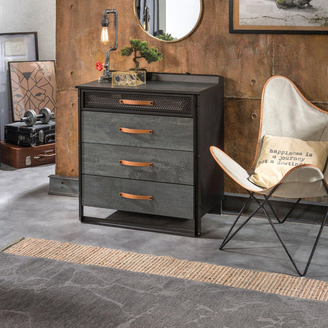 Cilek Dark Metal Dresser - Kids Haven Cilek Dark Metal Dresser - Kids Haven