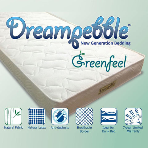 Dreampebble 4" GreenFeel (Latex Topper) Mattress Dreampebble 4" GreenFeel (Latex Topper) Mattress
