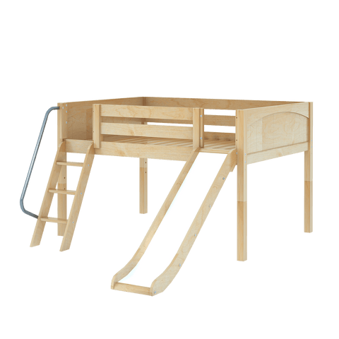 Maxtrix Low Loft w Front Slide (Ladder or Staircase) - fabric options - Kids Haven Maxtrix Low Loft w Front Slide (Ladder or Staircase) - fabric options - Kids Haven
