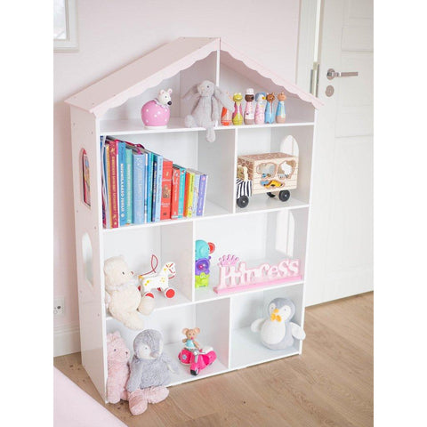 FIJN Pink Roof House Bookshelf FIJN Pink Roof House Bookshelf