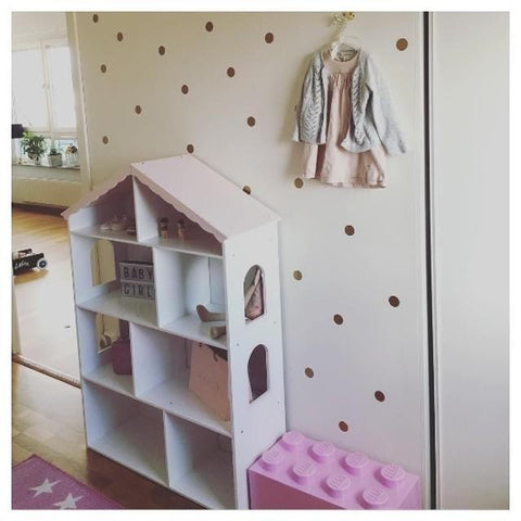 FIJN Pink Roof House Bookshelf - Kids Haven FIJN Pink Roof House Bookshelf - Kids Haven