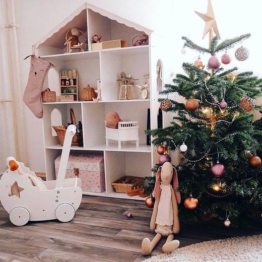 FIJN Pink Roof House Bookshelf - Kids Haven FIJN Pink Roof House Bookshelf - Kids Haven