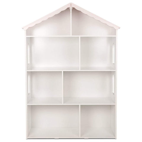 FIJN Pink Roof House Bookshelf - Kids Haven FIJN Pink Roof House Bookshelf - Kids Haven