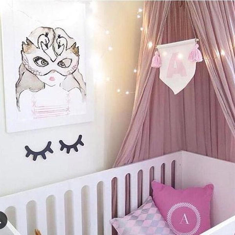 FIJN Sleepy Eyelash Wall Décor - Kids Haven FIJN Sleepy Eyelash Wall Décor - Kids Haven