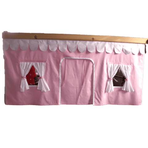 Snuggle Girls Pink Underbed Curtains - Kids Haven Snuggle Girls Pink Underbed Curtains - Kids Haven