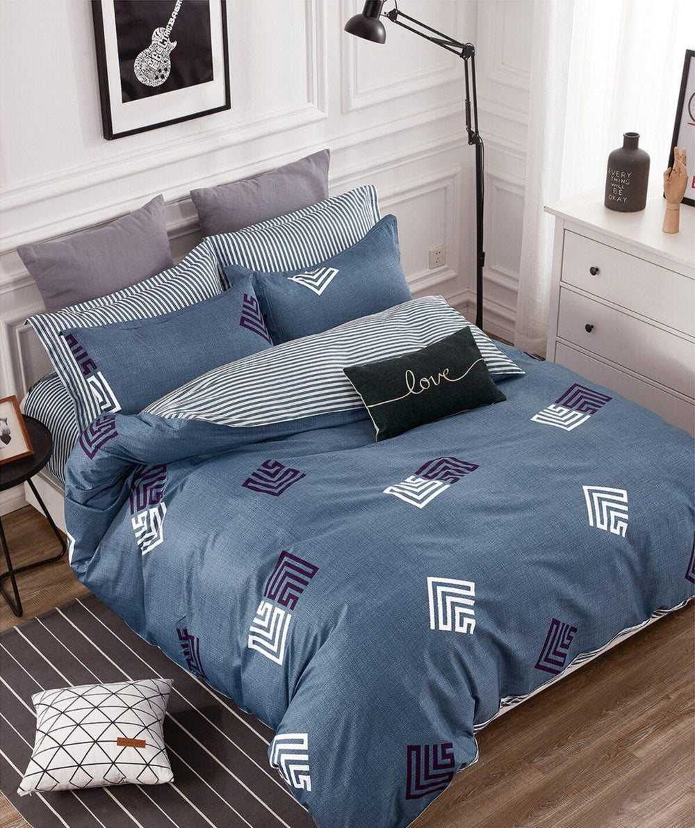 iSleep Beddy Stay Home Series 100% Pure Cotton Fitted Sheet Set (Various Designs) - Kids Haven