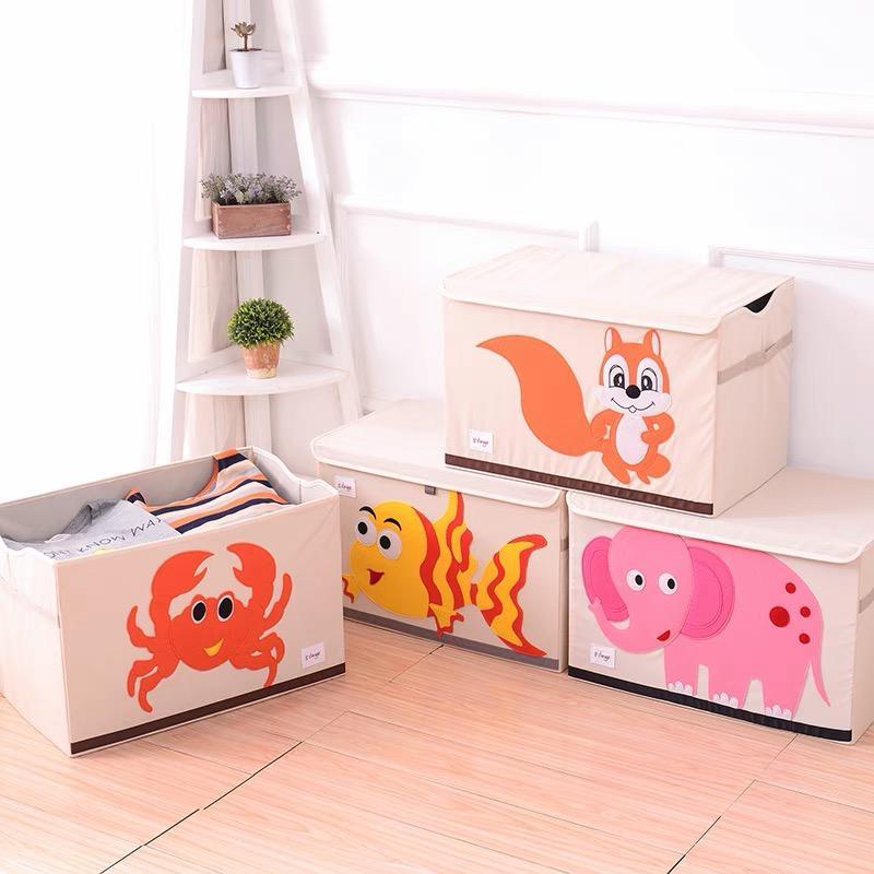 HYGGE Animal Storage Box with Cover - Kids Haven HYGGE Animal Storage Box with Cover - Kids Haven