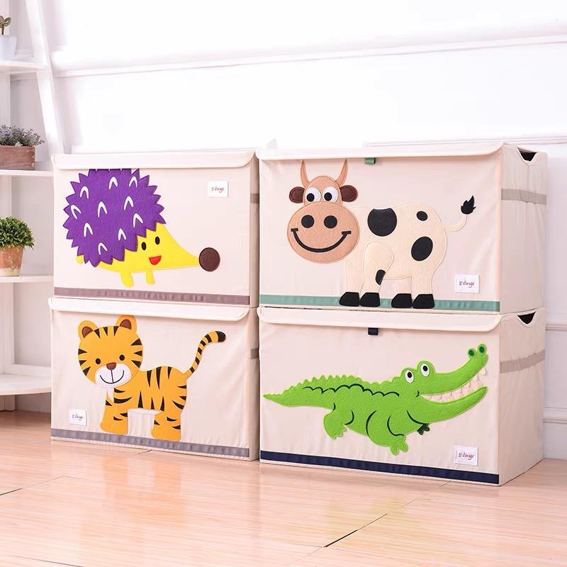 HYGGE Animal Storage Box with Cover - Kids Haven HYGGE Animal Storage Box with Cover - Kids Haven