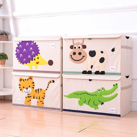 HYGGE Animal Storage Box with Cover - Kids Haven HYGGE Animal Storage Box with Cover - Kids Haven