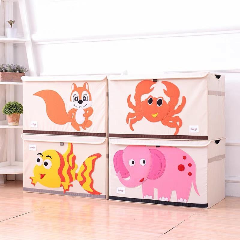 HYGGE Animal Storage Box with Cover - Kids Haven HYGGE Animal Storage Box with Cover - Kids Haven