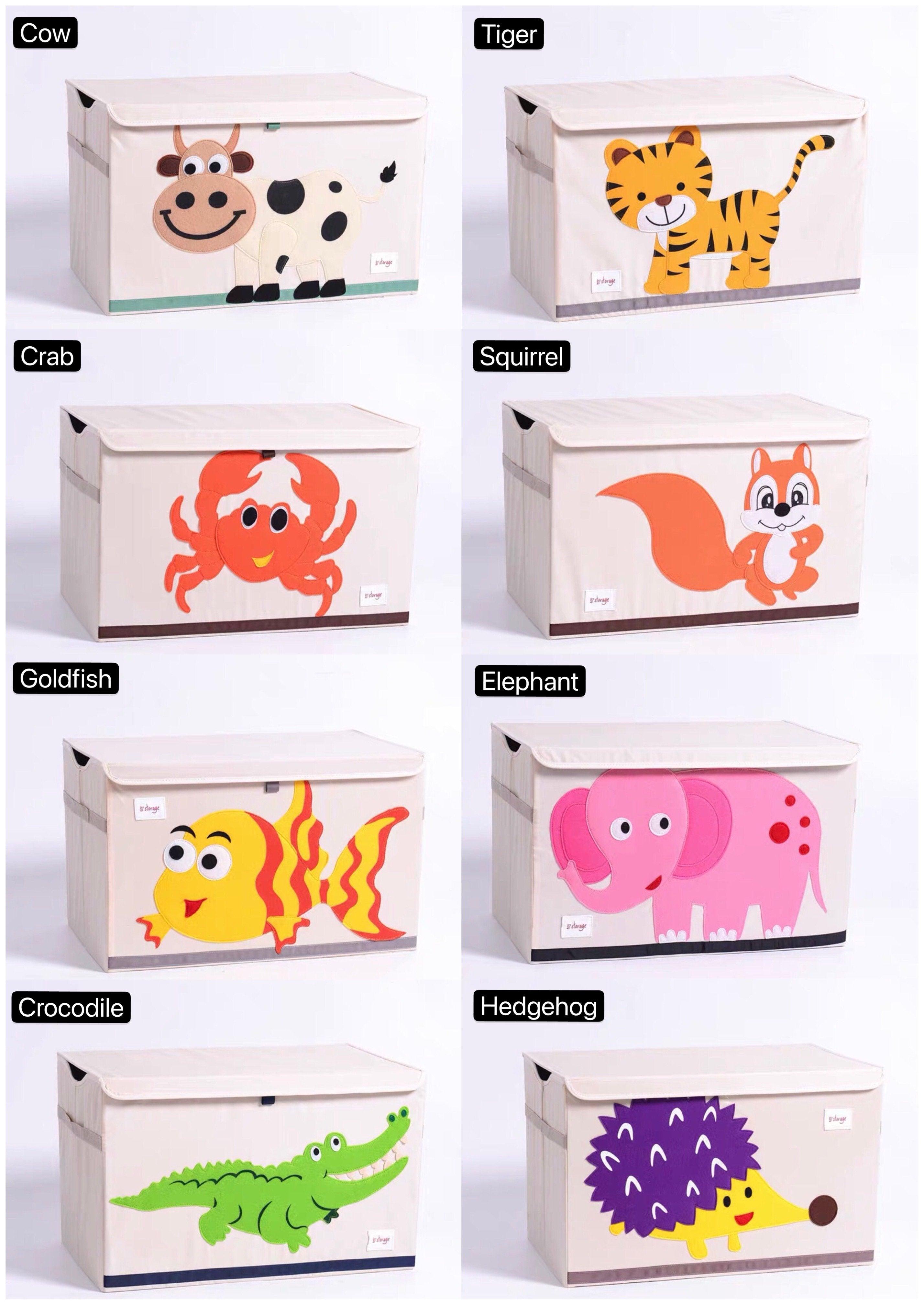 HYGGE Animal Storage Box with Cover - Kids Haven HYGGE Animal Storage Box with Cover - Kids Haven