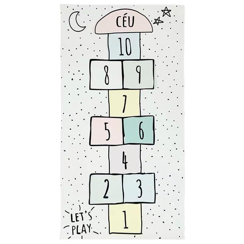 HYGGE Colourful Hopscotch Rug - Kids Haven HYGGE Colourful Hopscotch Rug - Kids Haven