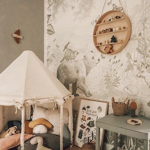 HYGGE Cream White Octagon Play Tent - Kids Haven HYGGE Cream White Octagon Play Tent - Kids Haven