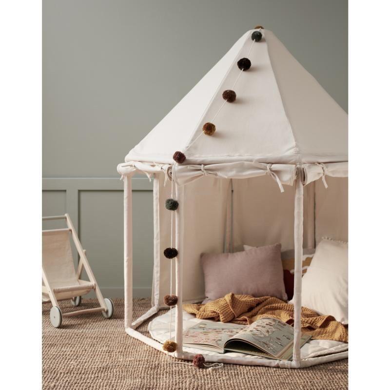 HYGGE Cream White Octagon Play Tent - Kids Haven HYGGE Cream White Octagon Play Tent - Kids Haven