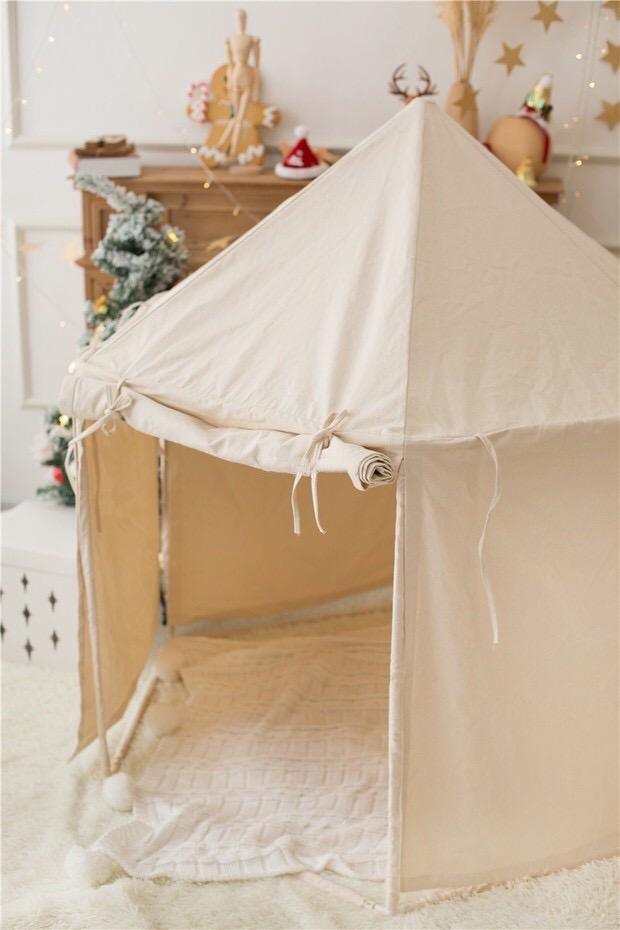 HYGGE Cream White Octagon Play Tent - Kids Haven HYGGE Cream White Octagon Play Tent - Kids Haven