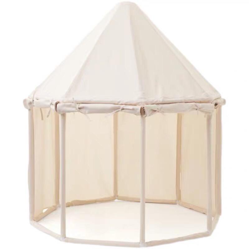HYGGE Cream White Octagon Play Tent - Kids Haven HYGGE Cream White Octagon Play Tent - Kids Haven